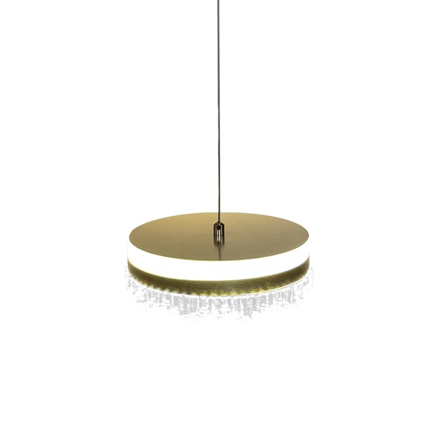 LED Lühter LED/25W/230V d. 20 cm kuldne