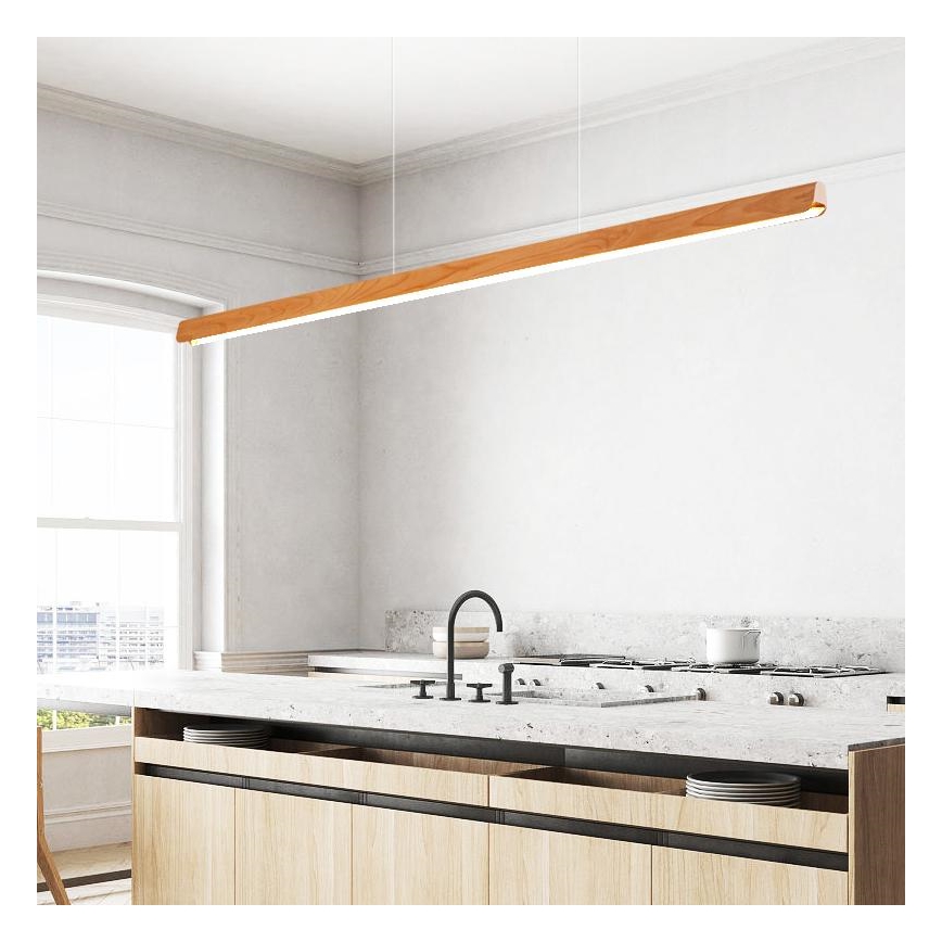 LED Lühter LED/26W/230V 4000K 150 cm pöök/täispuit