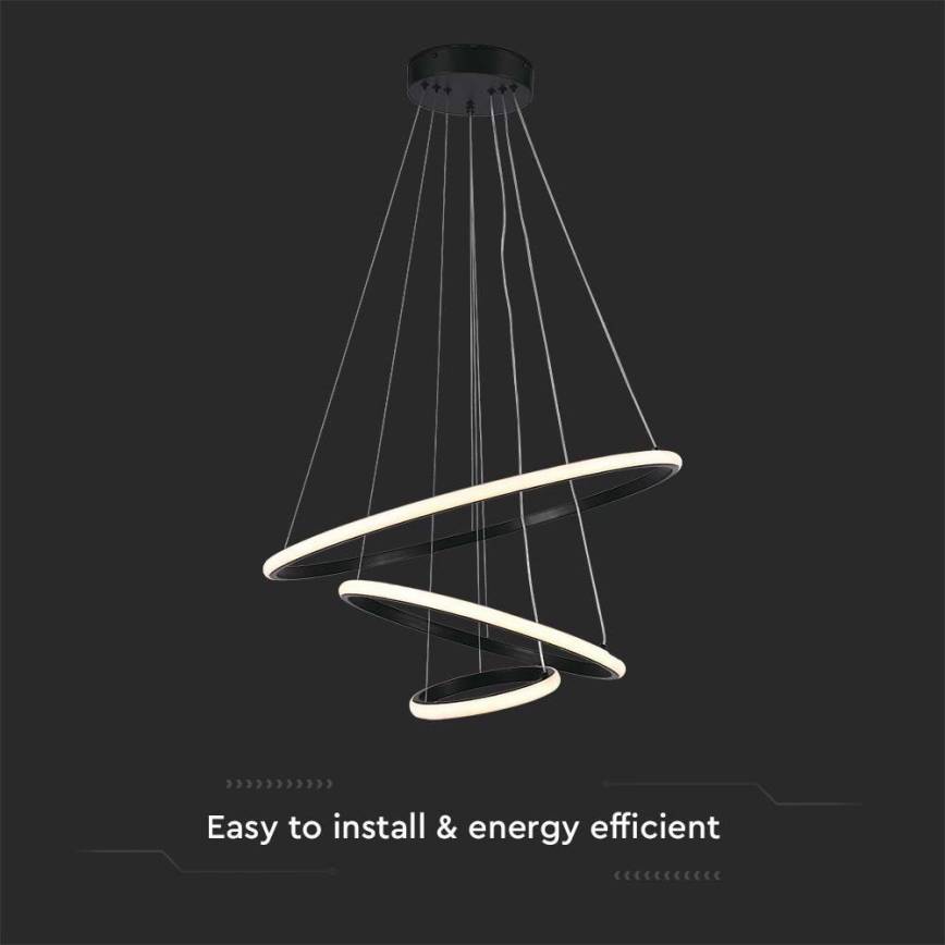 LED Lühter LED/32W/230V 3000K must