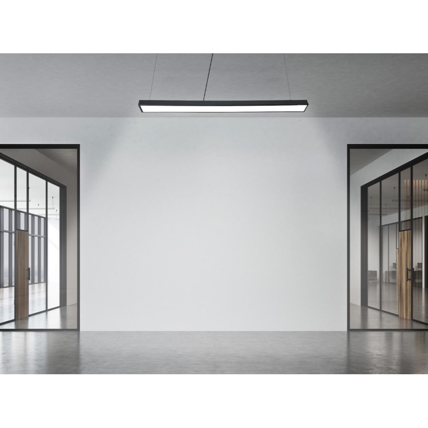 LED Lühter LED/32W/230V 4000K d. 120 cm must