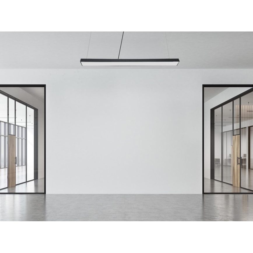 LED Lühter LED/32W/230V 4000K d. 120 cm must