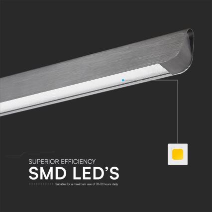 LED Lühter LED/36W/230V 3000/4000/6400K antratsiit