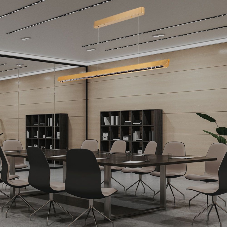 LED Lühter LED/36W/230V 3000/4000/6400K kuldne