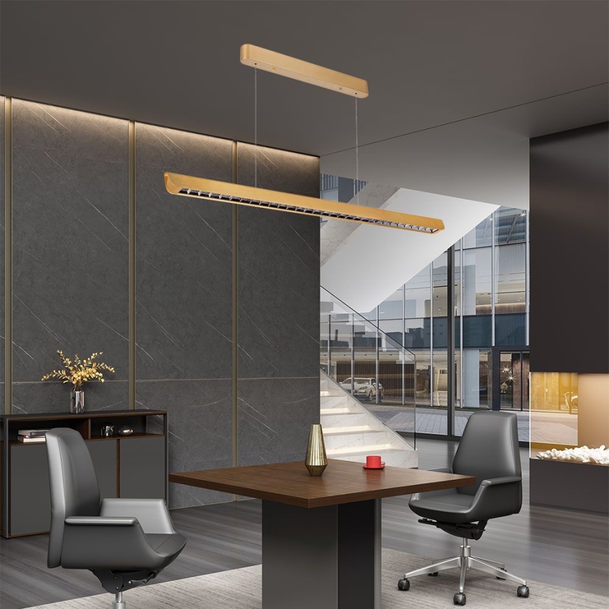 LED Lühter LED/36W/230V 3000/4000/6400K kuldne