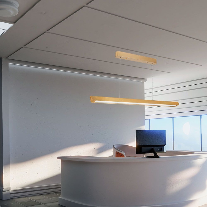 LED Lühter LED/36W/230V 3000/4000/6400K kuldne