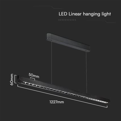 LED Lühter LED/36W/230V 3000/4000/6400K must