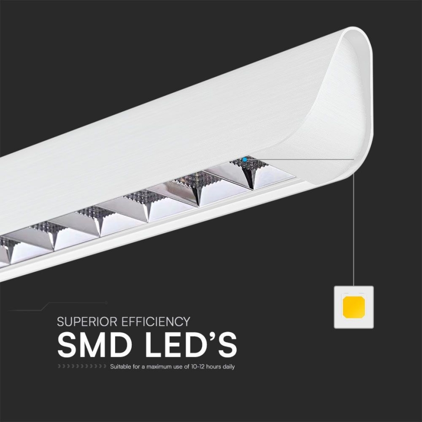 LED Lühter LED/36W/230V 3000/4000/6400K valge