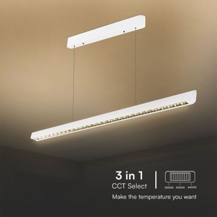 LED Lühter LED/36W/230V 3000/4000/6400K valge