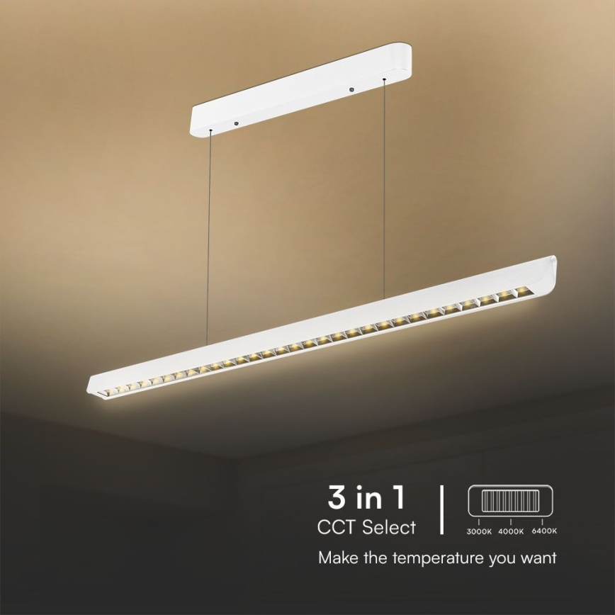 LED Lühter LED/36W/230V 3000/4000/6400K valge