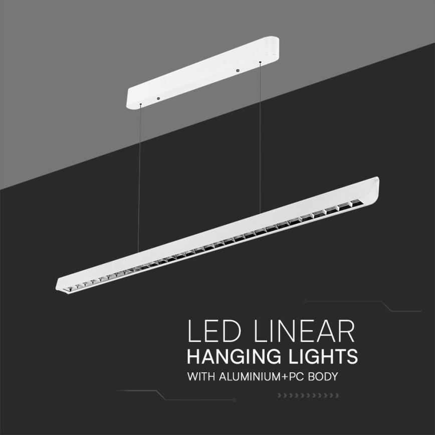 LED Lühter LED/36W/230V 3000/4000/6400K valge