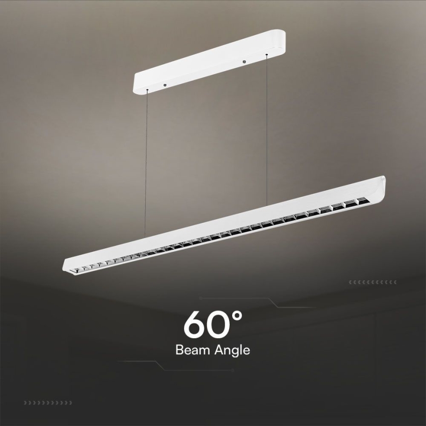 LED Lühter LED/36W/230V 3000/4000/6400K valge