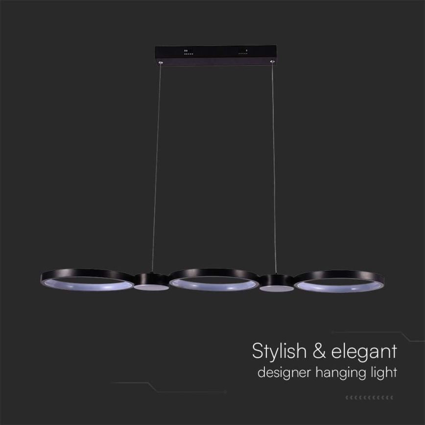 LED Lühter LED/38W/230V 4000K must