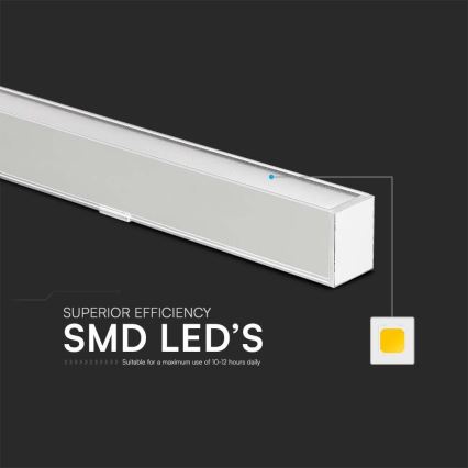 LED Lühter LED/40W/230V 3000/4000/6400K valge