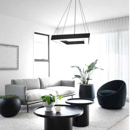 LED Lühter LED/40W/230V 4000K 60x60 cm