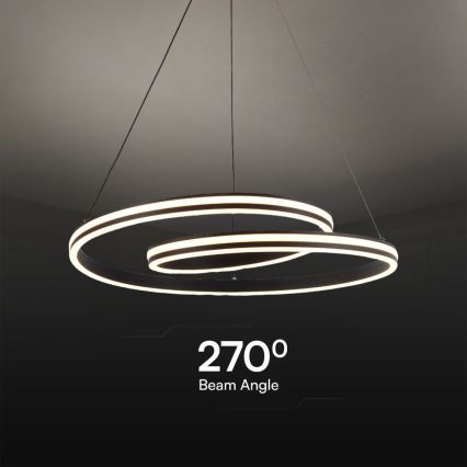 LED Lühter LED/40W/230V 3000/4000/6400K