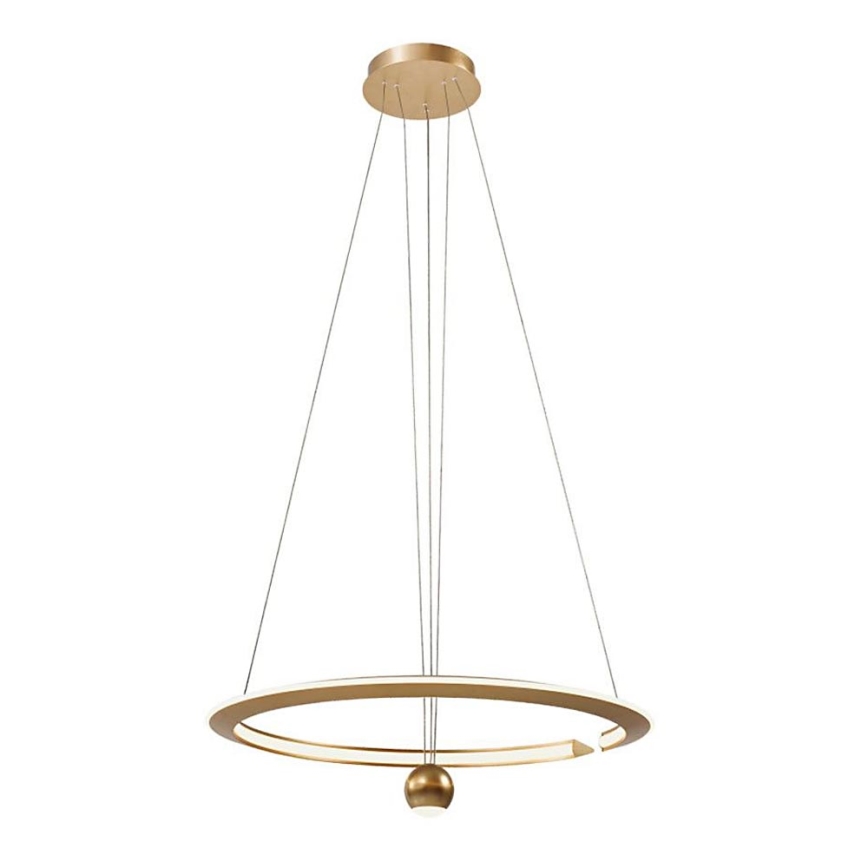 LED Lühter LED/45W/230V 3000K d. 62 cm kuldne