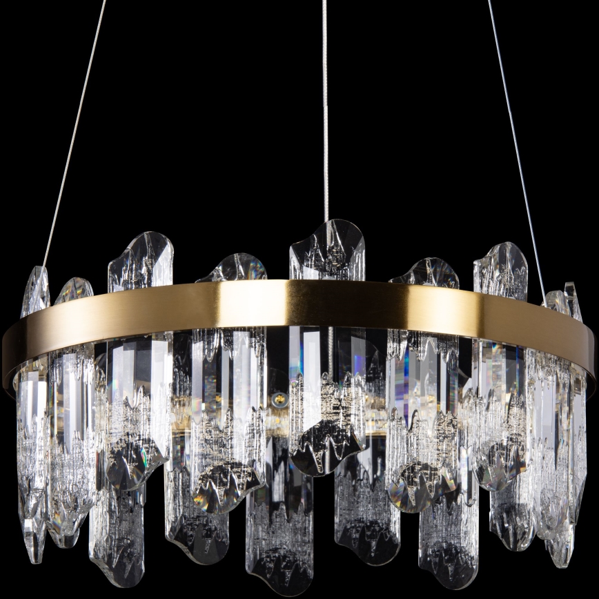 LED Lühter LED/50W/230V d. 40 cm kuldne