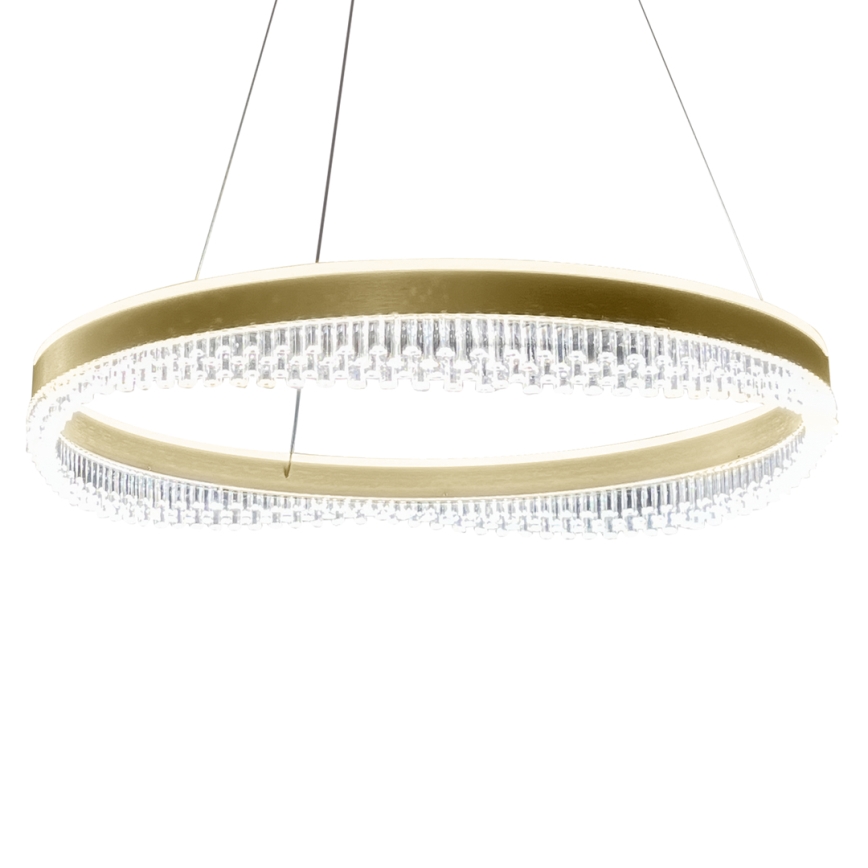 LED Lühter LED/52W/230V d. 60 cm kuldne