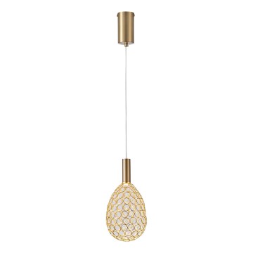 LED Lühter LED/6,3W/230V 3000K kuldne d. 14 cm