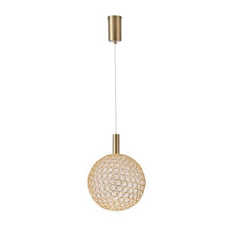 LED Lühter LED/6,3W/230V 3000K kuldne d. 25 cm