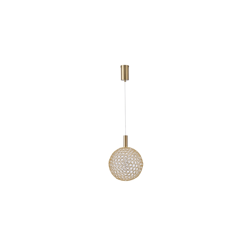 LED Lühter LED/6,3W/230V 3000K kuldne d. 25 cm