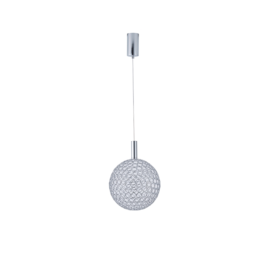 LED Lühter LED/6,3W/230V 3000K läikiv kroom d. 25 cm