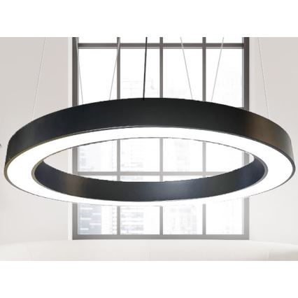 LED Lühter LED/60W/230V 4000K d. 120 cm must