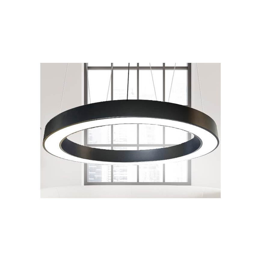 LED Lühter LED/60W/230V 4000K d. 120 cm must