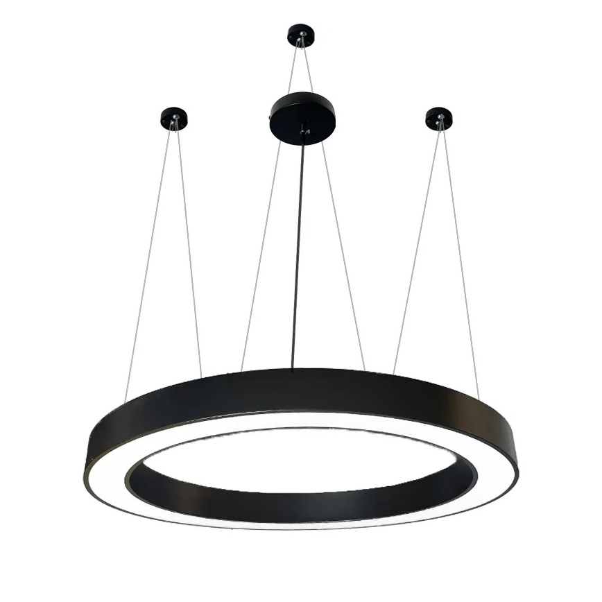 LED Lühter LED/60W/230V 4000K d. 120 cm must