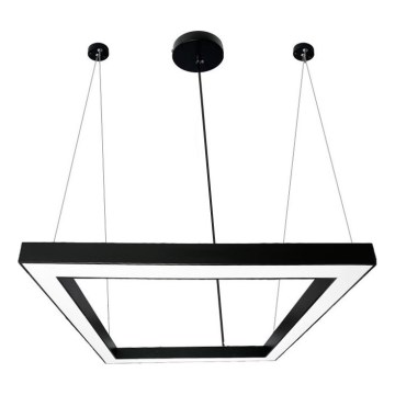 LED Lühter LED/70W/230V 4000K 100x100 cm must