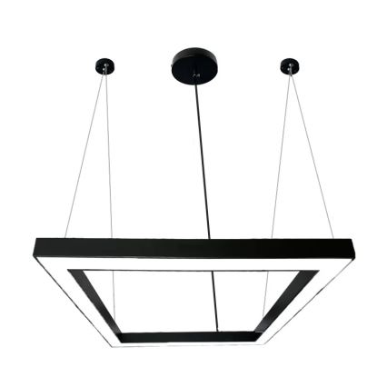 LED Lühter LED/70W/230V 4000K 100x100 cm must