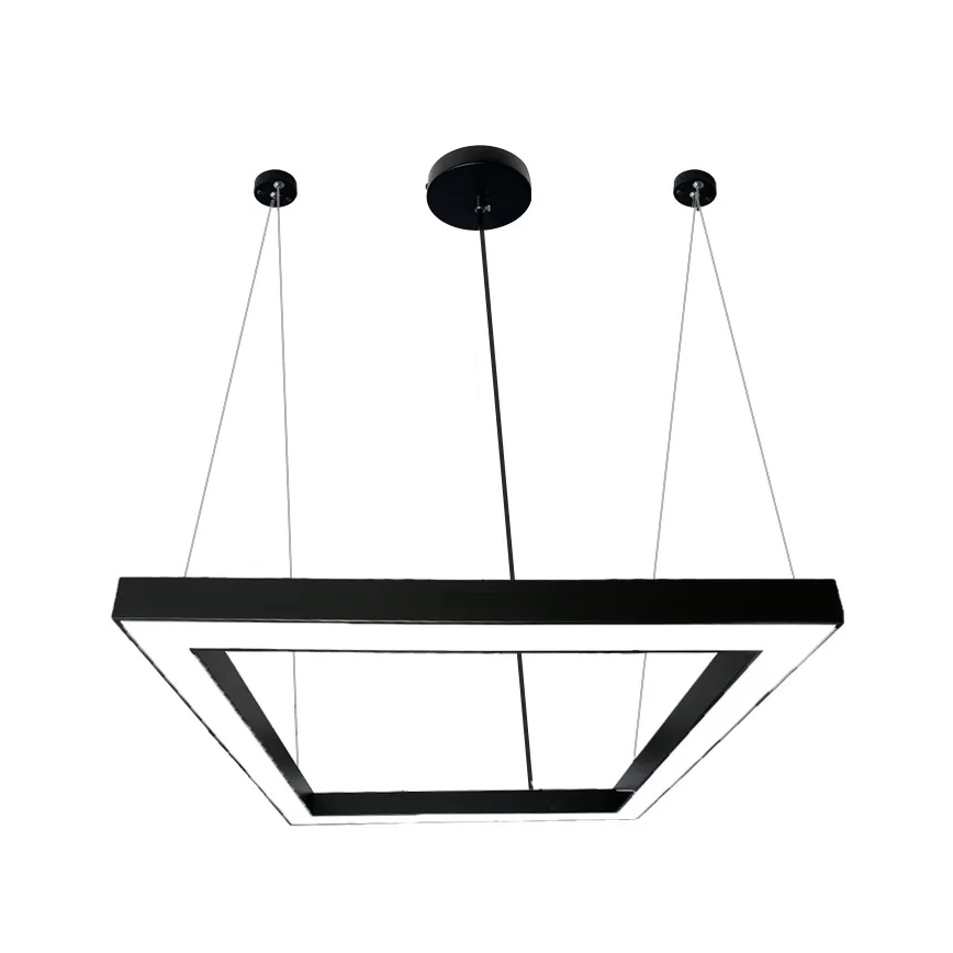 LED Lühter LED/70W/230V 4000K 100x100 cm must