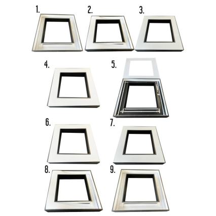 LED Lühter LED/70W/230V 4000K 100x100 cm must