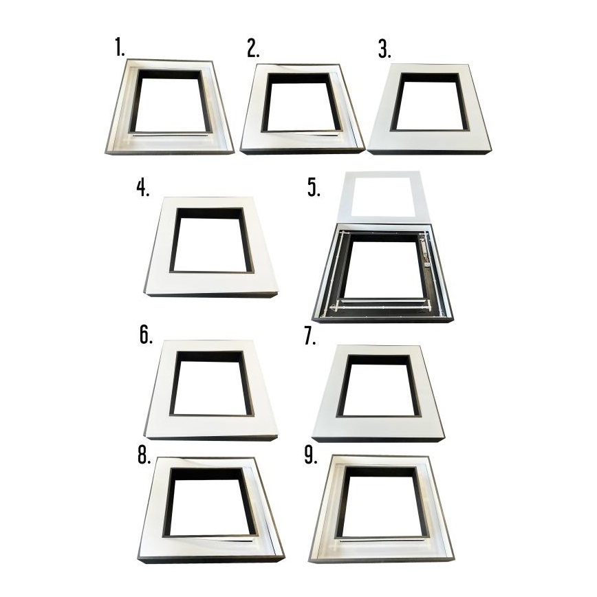 LED Lühter LED/70W/230V 4000K 100x100 cm must