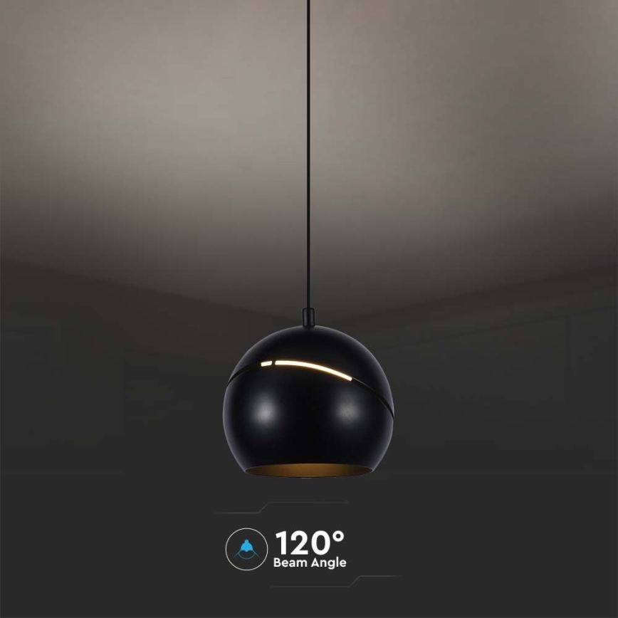 LED Lühter LED/8,5W/230V 3000K must