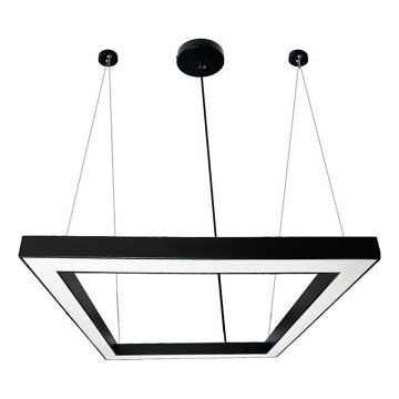 LED Lühter LED/80W/230V 4000K 120x120 cm must