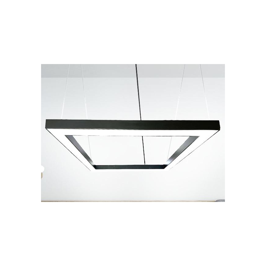 LED Lühter LED/80W/230V 4000K 120x120 cm must