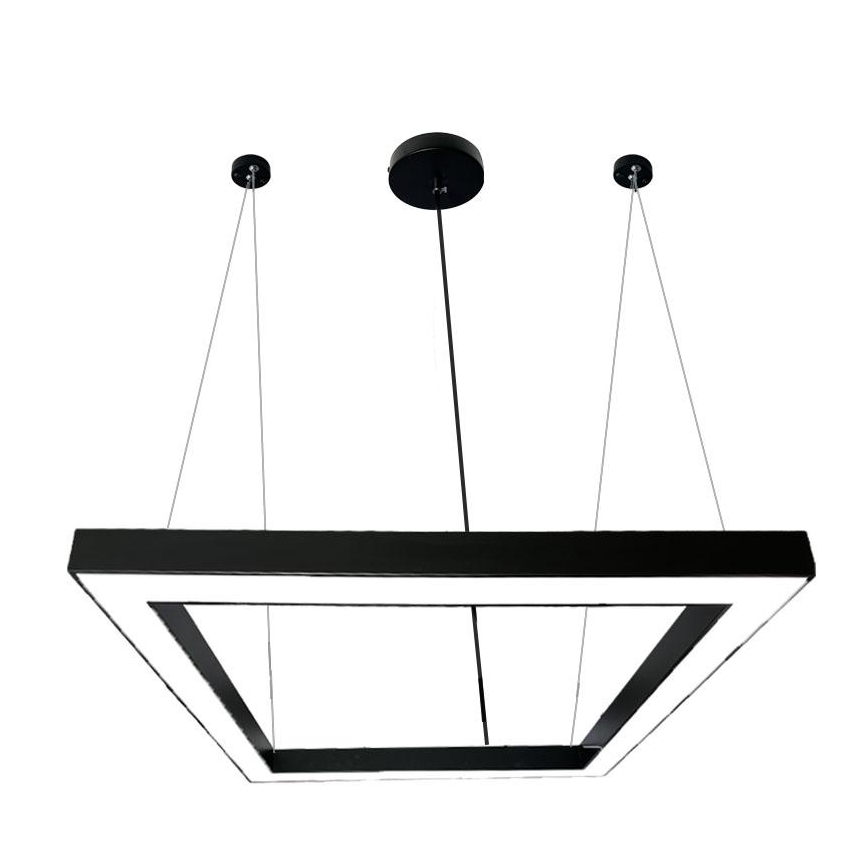 LED Lühter LED/80W/230V 4000K 120x120 cm must