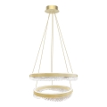 LED Lühter LED/85W/230V d. 60 cm kuldne