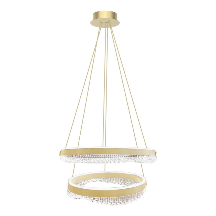 LED Lühter LED/85W/230V d. 60 cm kuldne
