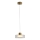 LED Lühter LED/8W/230V 3000K kuldne/läbipaistev pr. 20 cm