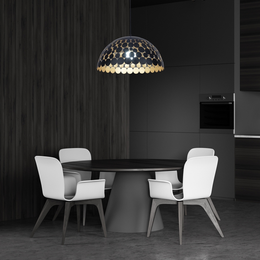 LED Lühter LISA BLACK 1xE27/60W/230V