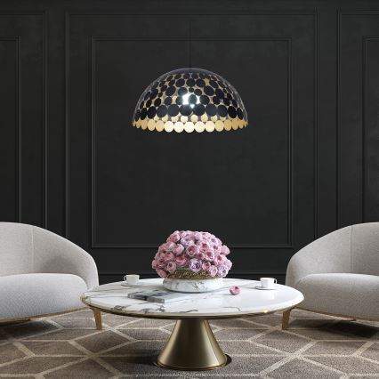 LED Lühter LISA BLACK 1xE27/60W/230V