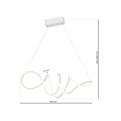 LED Lühter LOCA LED/50W/230V