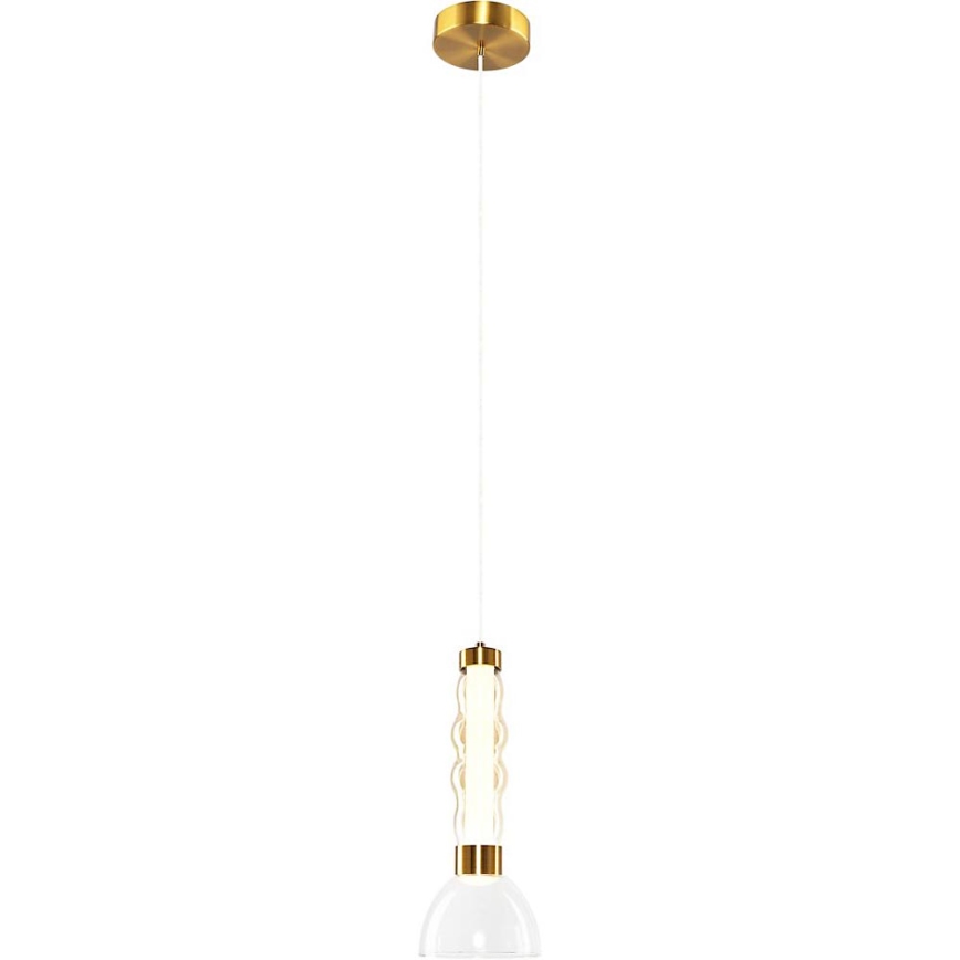 LED Lühter LUCCO LED/13W/230V d. 15 cm kuldne