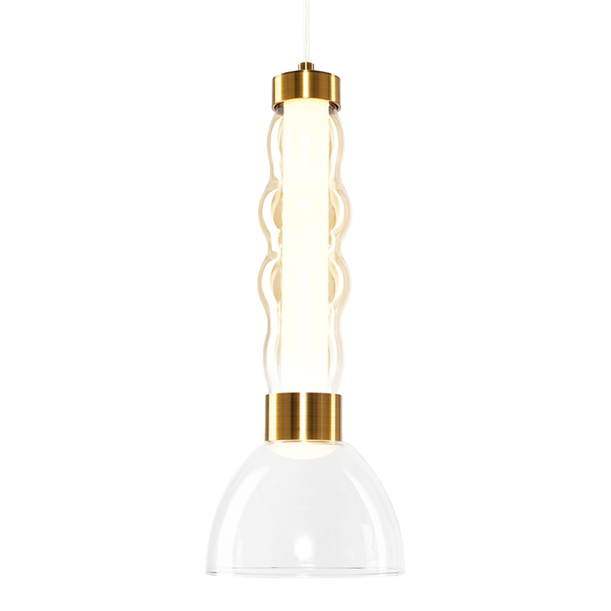 LED Lühter LUCCO LED/13W/230V d. 15 cm kuldne