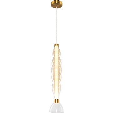 LED Lühter LUCCO LED/18W/230V d. 15 cm kuldne