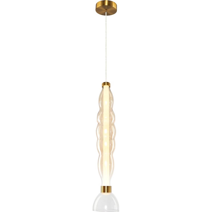 LED Lühter LUCCO LED/18W/230V d. 15 cm kuldne