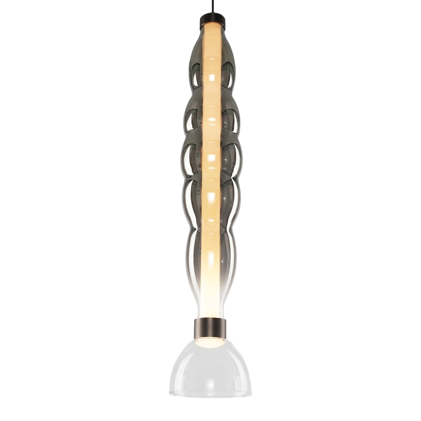 LED Lühter LUCCO LED/18W/230V d. 15 cm suitsune