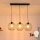 LED Lühter MERCURE 3xE27/15W/230V